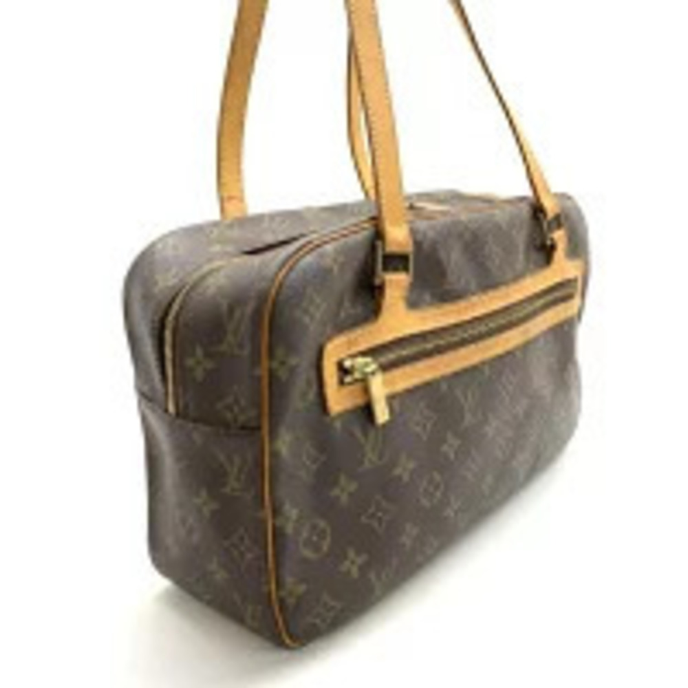 Louis Vuitton Shoulder Monogram Handbag Bag Cite Brown